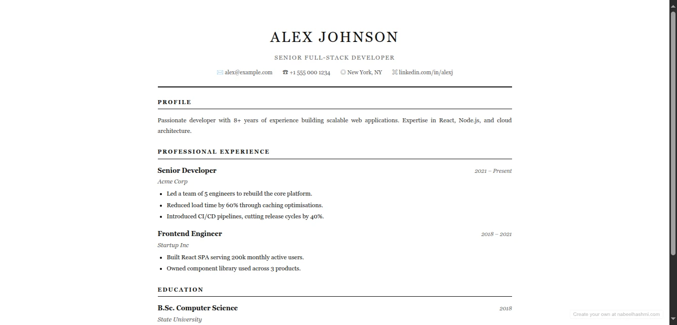 How to Create a Professional Resume Without Microsoft Word